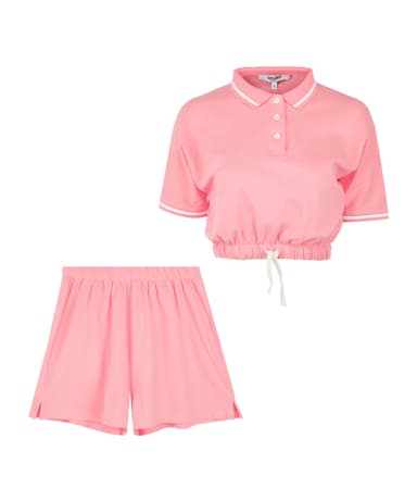 ست پولوشرت و شلوارک زنانه جوتی جینز JootiJeans