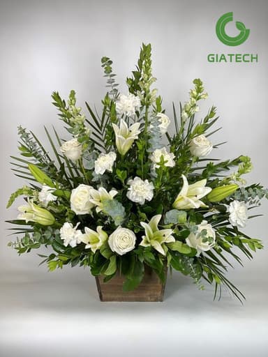 باکس گل لیلیوم و رز